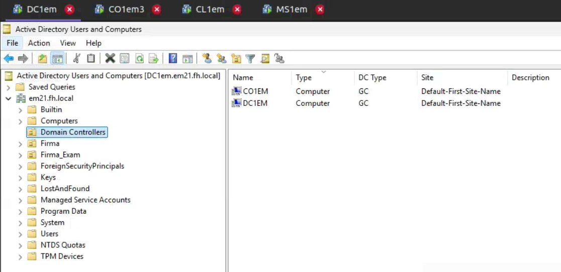 Multiple domain controllers