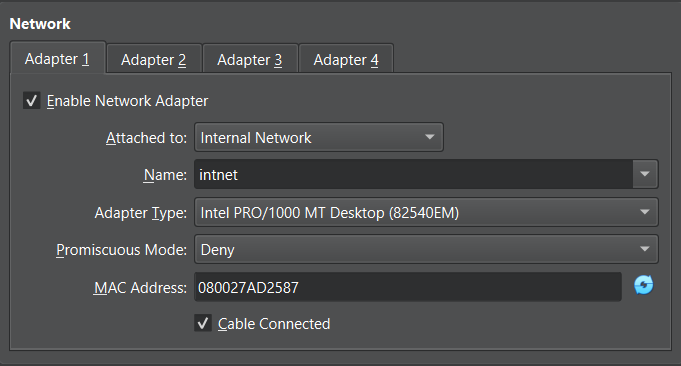 Network Configuration